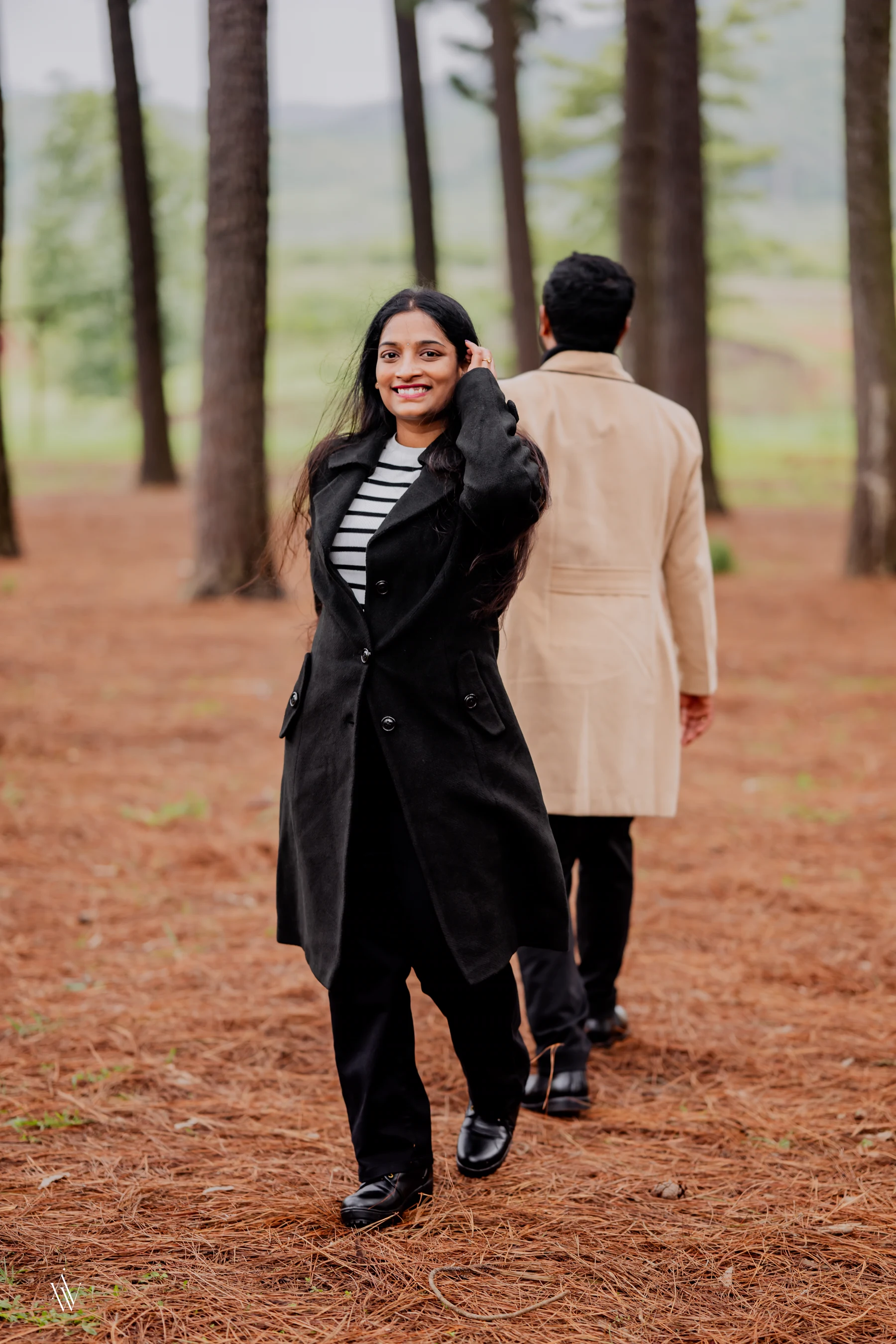 Bride in traditional attire during a portrait