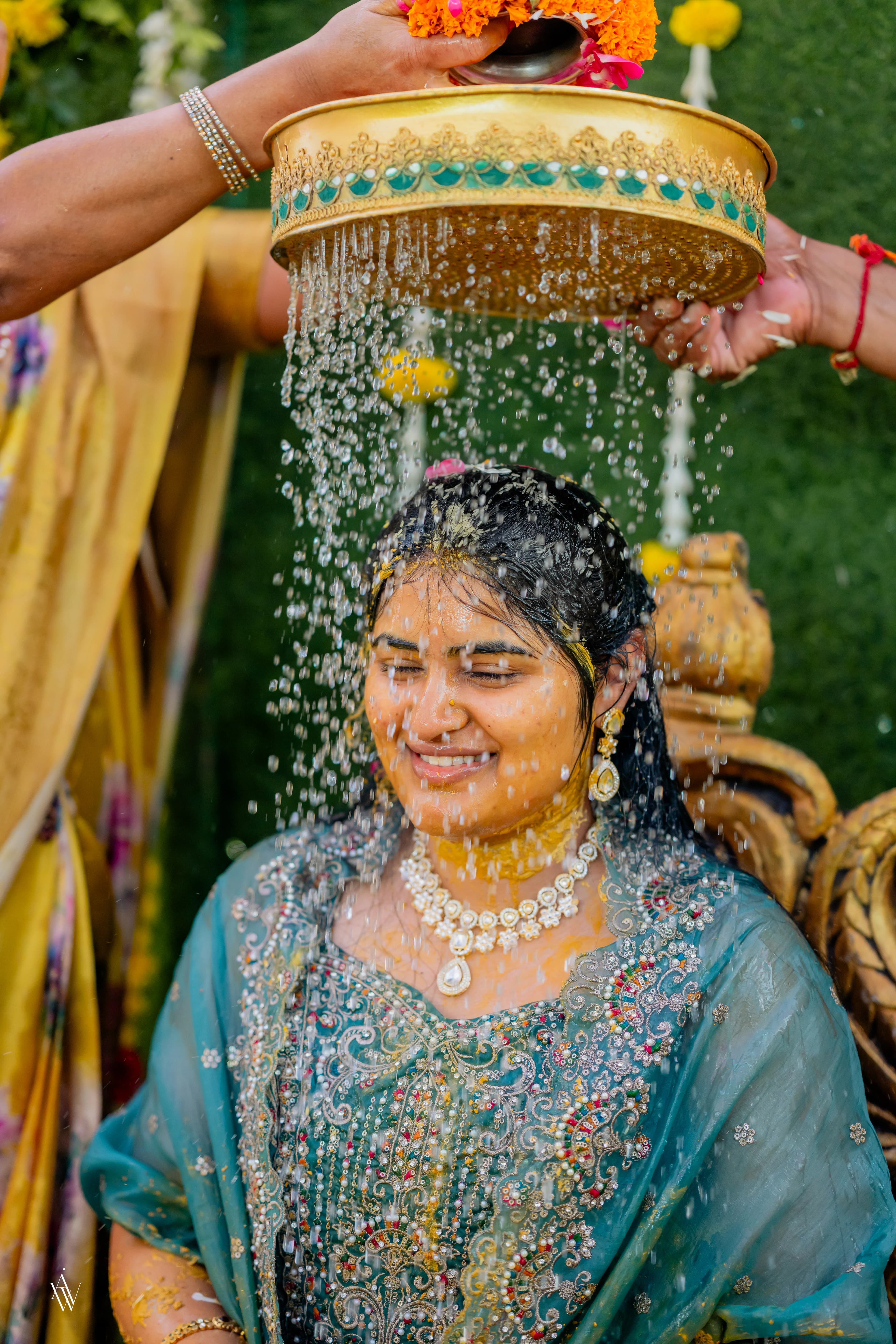 Haldi wedding photograph