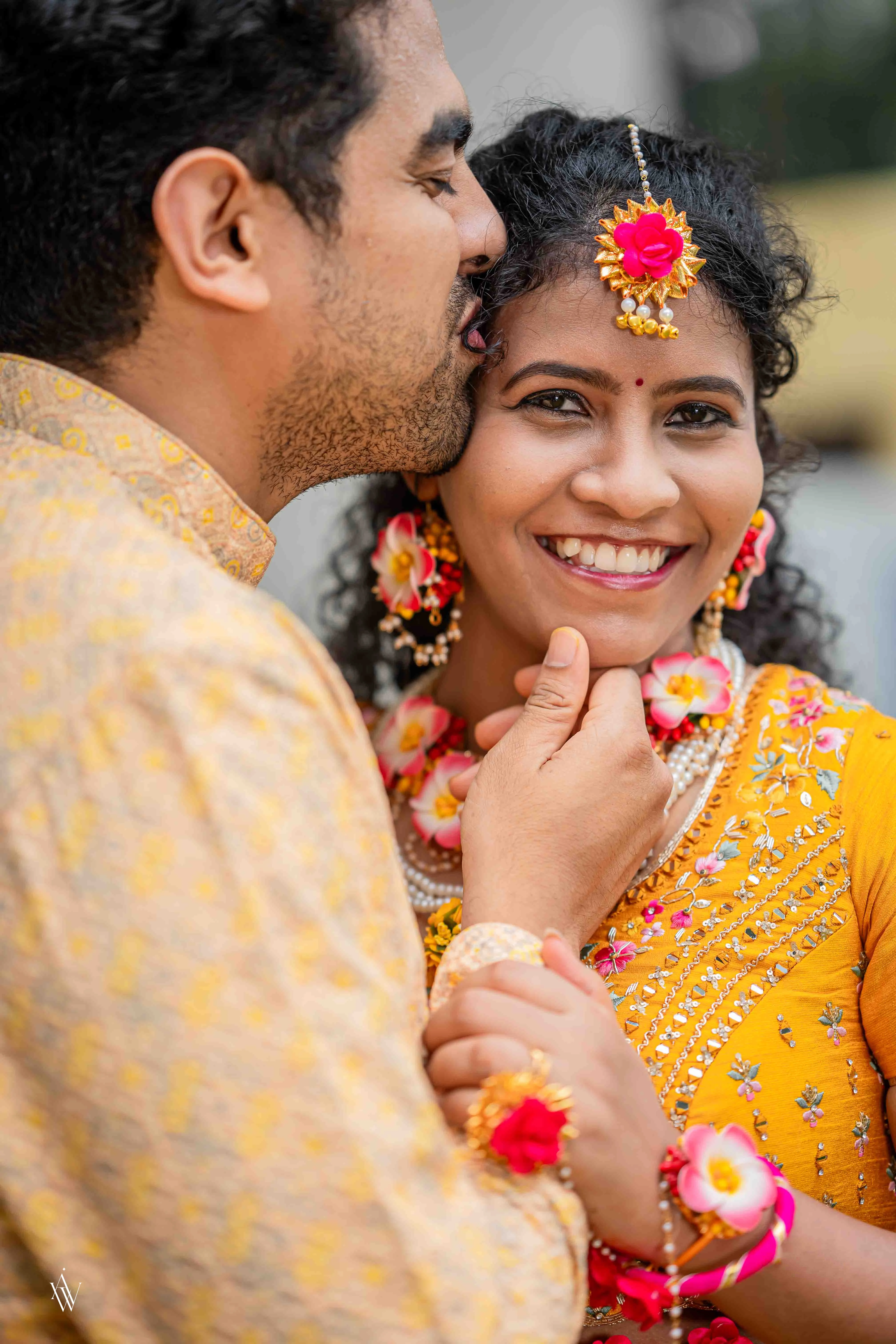 Haldi wedding photograph