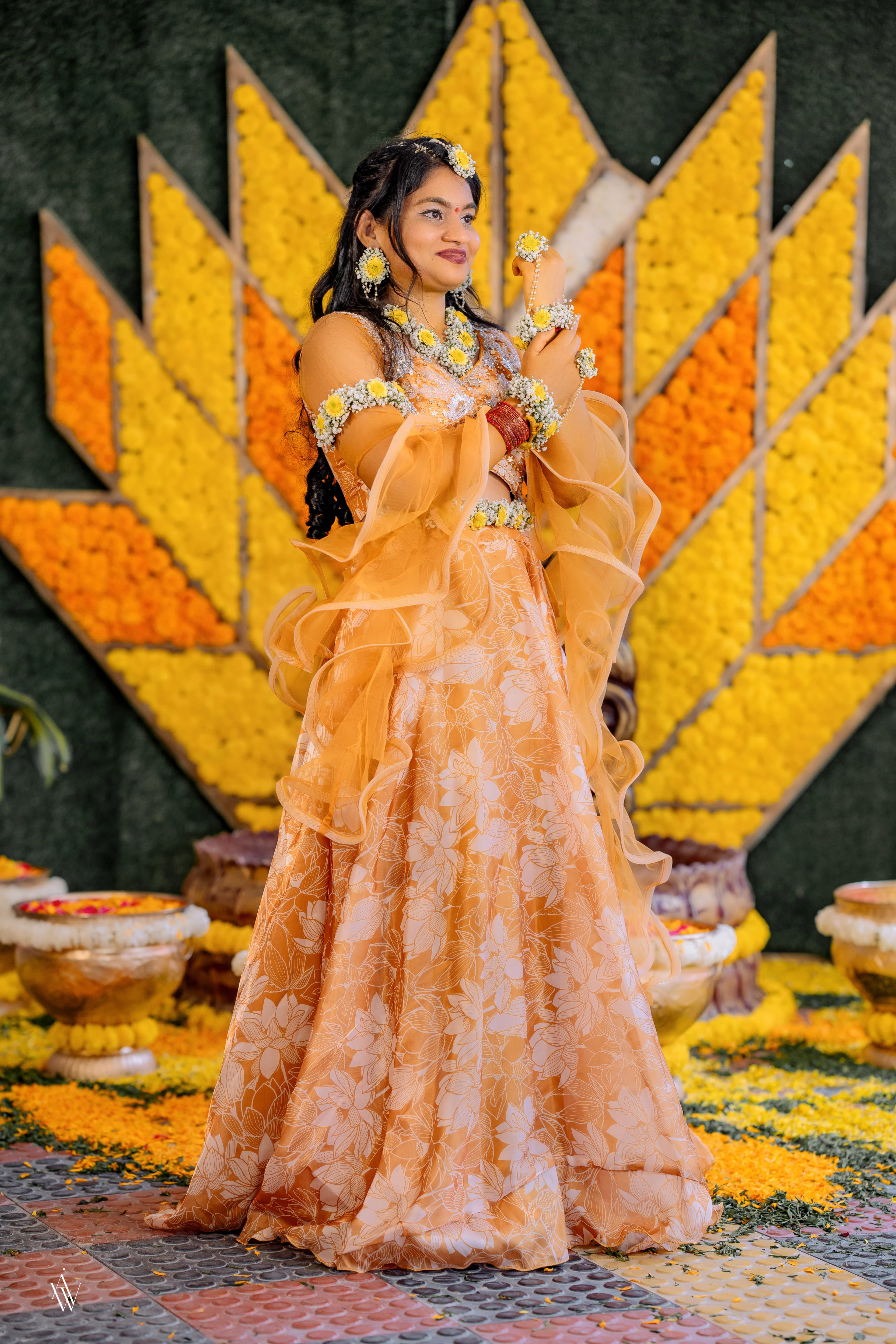 Haldi wedding photograph