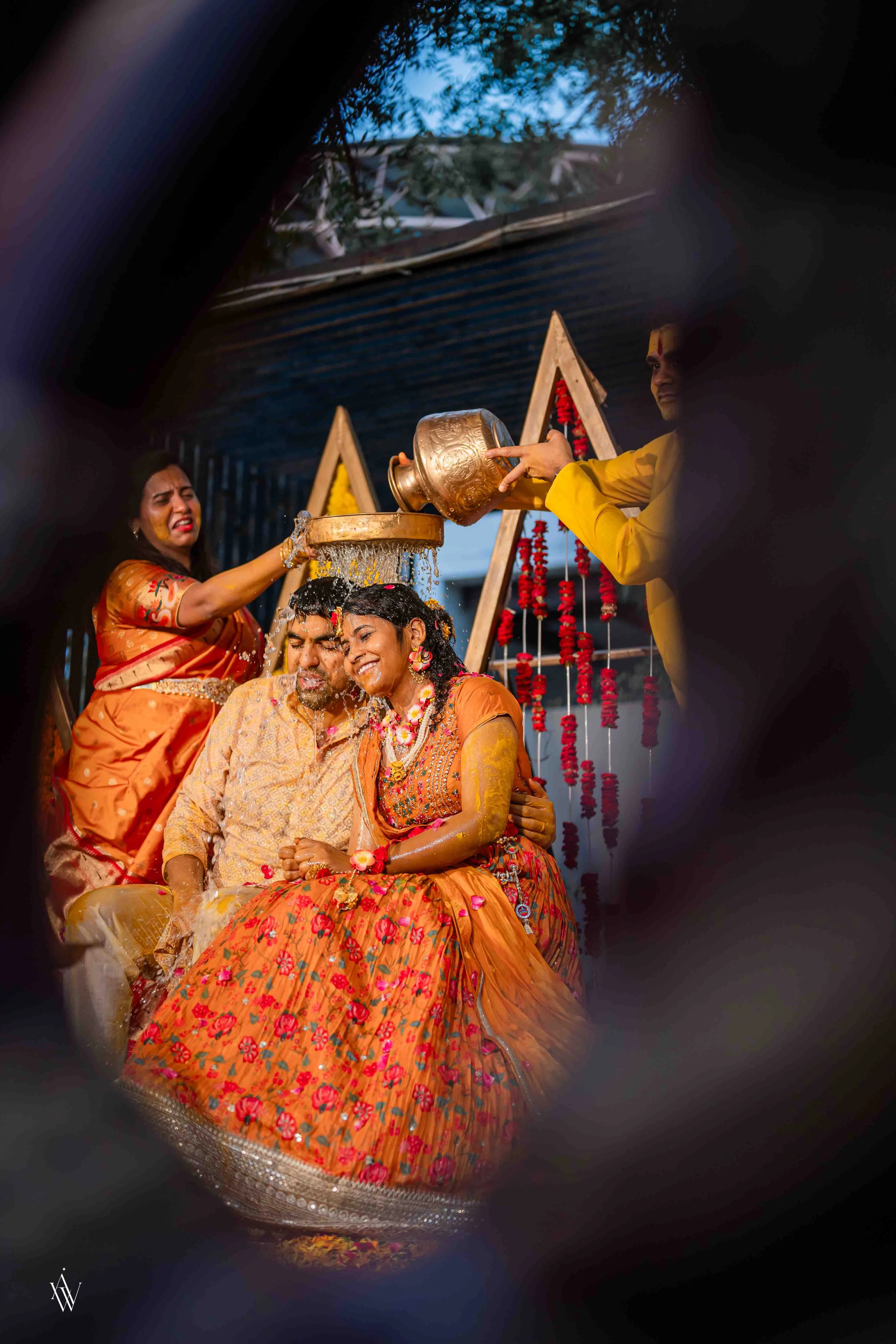 Haldi wedding photograph